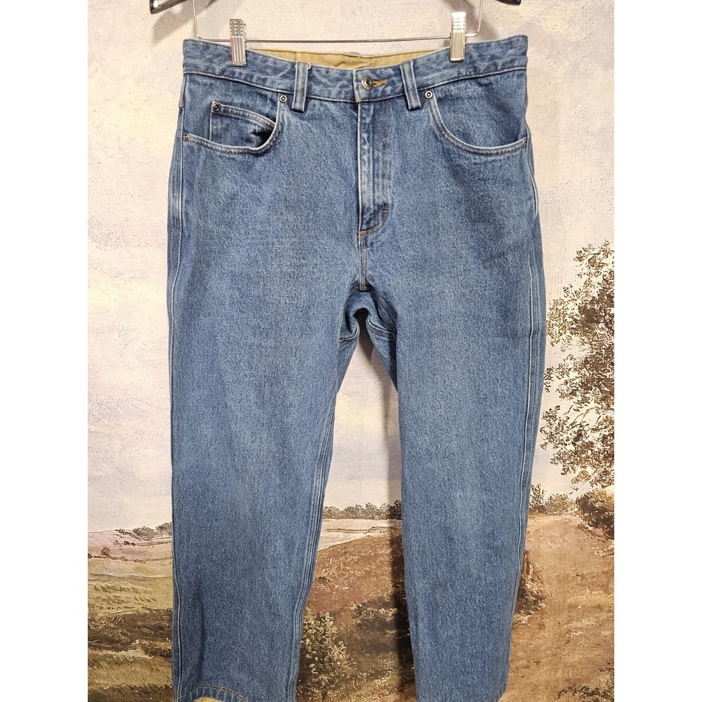 Duluth Trading Sz 34 X 30 Ballroom Relaxed Fit 100% Cotton Jeans EUC